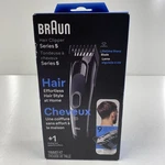 Braun Series Hair Clipper Trimmer Kit Cordless Men Shaver Model HC5310. Fixed Price $38.00.