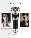 Povos PQ8300 Waterproof 3D Floating Triple Blades Electric Shaver For Men Usb Ch. Fixed Price $19.97.