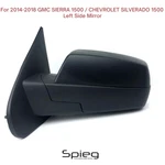 Driver Side Mirror For 2014-2018 Gmc Sierra/silverado With Power Heated Textured. Fixed Price $132.05.