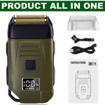 Usb Men's Electric Shaver Trimmer Razor Rechargeable Hair Beard Shaving Machine. Fixed Price $18.99.