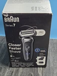 Braun - Series 7 Wet/dry Electric Shaver With Smart Center Gray. Fixed Price $79.00.