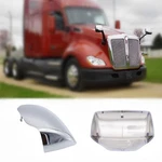 Leavan Chrome Hood Mirror Covers Fit For 2013-2021 Kenworth T680,2010-2021 Pe.... Fixed Price $48.63.