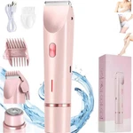 2 In 1 Dual Head Electric Lady Waterproof Shaver Razor For Women Private Area. Fixed Price $13.99.