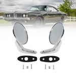 PAIR(2) Chrome Door Mirrors Outside Exterior Rearview Compatible With 1966-19.... Fixed Price $79.89.