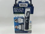 Wahl Bald & Beard Rechargeable Lithium Ion Rinseable T-blade Trimmer 2 Heads Men. Fixed Price $39.88.