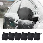 Ziciner 6 Pcs Waterproof Side View Mirror Covers With Drawstrings, Snow Ice. Fixed Price $15.00.