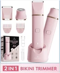Bikini Trimmer For Women: 2-IN-1 Painless Body Shaver Underarm Leg With. Fixed Price $33.97.