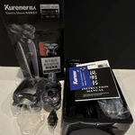 Kurener KR-1250 Multi-function Rechargeable 3 Head Rotary Men's Shaver, Black. Fixed Price $16.00.