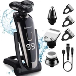 Electric Razor For Men Shaver Rechargeable Waterproof Rotary Shaving With.... Fixed Price $40.58.