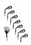 Ladies Left Or Right Hand Agxgolf Graphite Irons Set W3 Hybrid +5-SW. Fixed Price $219.95.