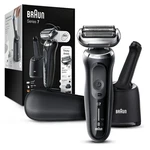 Electric Razor Braun Series 7075CC Wet Dry Rechargeable Cordless Black Center. Fixed Price $259.99.