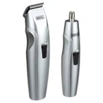 Mustache Battery Men's Beard Trimmer, 2 Set Silver Model 5606-700. Fixed Price $29.92.