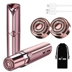 Facial Hair Removal For Women, Mini Portable Shaver, PINK+2 Heads. Fixed Price $31.95.