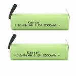 X Kastar Shaver Nimh Battery Aa 1.2V 2000MAH Fit Braun Norelco Remington. Fixed Price $8.89.