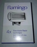 Razor Refill Harry Flamingo Women 5-BLADE Cartridge 4PK Aloe Shea Butter. Fixed Price $5.00.