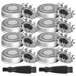 8 Pack Shaver Head Replacement Blade Compatible With Skull Silver. Fixed Price $23.13.
