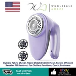 Bymore Fabric Shaver, Model SN2268 65MM Mesh, Purple, Efficient Sweater. Fixed Price $24.99.