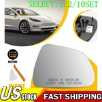Rh Heated Mirror Glass W/ Backing Passenger Side For Tesla Model 2017-23 10X. Fixed Price $162.44.