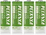 (4-PACK) 14430 Rechargeable Battery LIFEPO4 3.2V 400MAH For Ourdoor Gardan Solar. Fixed Price $16.40.