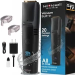 Bell+howell Vacutrim Deluxe Cordless Mens Beard Trimmer, Rechargeable Electri.... Fixed Price $63.13.