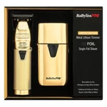 Babyliss Pro Gold Metal Trimmer & Uv Single Foil Shaver Fxlfholpkg - Brand New. Fixed Price $149.95.