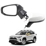 Dasbecan Driver Side Mirror Compatible With 2019-2024 Left, Super White. Fixed Price $81.18.