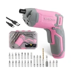 Workpro Pink Cordless Screwdriver Set, 3.6V Electric Rechargeable E... Fast Ship. Fixed Price $42.96.