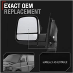 Driver Side Mirror Compatible With 2008-2015 Chevrolet Express & Gmc Savana 1500. Fixed Price $79.50.