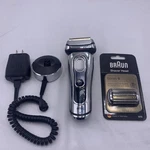 Braun Series 9293S Wet Dry Electric Foil Silver Replaceable Head Charge Stand. Fixed Price $134.96.