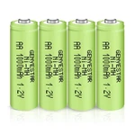 Genyestar Rechargeable Aa Battery Nimh 1.2V Double 1000MAH 4 Pack. Fixed Price $10.19.
