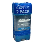2X Gillette Clearshield 72HR Sweat Protection Cool Wave Antiperspirant 3.8OZ.. Fixed Price $12.95.