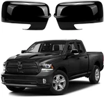 Black Side Mirror Covers Caps Compatible With 2009-2018 Dodge Ram 1500 And 20.... Fixed Price $88.49.