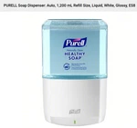 Purell 7730-01 ES8 Touch-free Soap Dispenser 1200ML- White. Fixed Price $30.00.