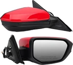 Passenger Side Mirror Compatible With 2016 2017 2018 2019 RIGHT-3PINS, Red. Fixed Price $77.99.
