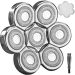 Wahfox Universa 7 Heads Replacement For Shaver, And Silver. Fixed Price $24.94.