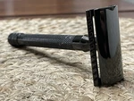 Merkur Solingen 23 Black Pvd Double Edge De Classic Safety Razor Long Handle. Fixed Price $50.00.