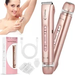 2 1 Women Electric Shaver Dual Head Bikini Trimmer For IPX7 Waterproof. Fixed Price $30.74.