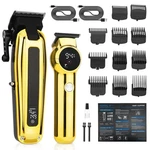 Professional Men's And Trimmer Set, Barber Clippers, Led Display Hai.... Fixed Price $104.08.