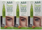 3PK Nads Precision Eyebrow Wax Wand Made With Soothing Honey 0.2 Oz Read. Fixed Price $19.95.