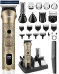 Ufree Beard Trimmer For Men, Electric Razor Shaver, 21 Piece Set, Bronze. Fixed Price $118.99.