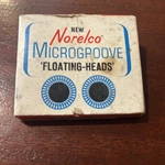 Vintage Norelco Microgroove Floating - Heads. Fixed Price $12.00.