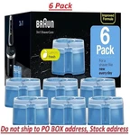Braun Clean & Renew Refill Cartridges, 6 Count, Pack Of 1. Fixed Price $26.99.