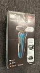 Braun Series 6020S Men's Electric Shaver Kit Cobalt Blue Slightly Used -K4. Fixed Price $30.99.