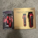 Supreme Trimmer 2-IN-1 Pro Clipper & Dlc T-shaper Combo STC5030 ST5215 Red. Fixed Price $85.00.