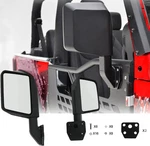 Side Mirrors For Half Door Tubular View Mirror, Black. Fixed Price $94.99.