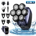 Nogroa Head Shaver Set, 7D Electric Hair Razor For Bald Men, 8-IN-1 IPX6 Waterpr. Fixed Price $68.63.