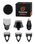 Groomie 7-PIECE Men's Hair Clippers & Grooming Kit Includes Precision Clipper,. Fixed Price $152.97.
