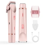 Anfoos Women's Electric Shaver Bikini Trimmer For Razors 2-IN-1 Pink. Fixed Price $28.88.