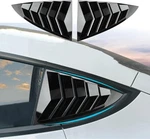 For Tesla Model Rear Side Window Cover Louver Sport 3-GLOSSY Black. Fixed Price $52.99.