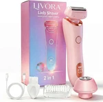 Livora Electric Shaver For Women, Silkglide Cordless Razor Legs Underarms Bi. Fixed Price $43.99.